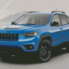 Blue Jeep Cherokee Diamond Painting