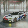 Bmw M8 Gte Racing Car Diamond Painting