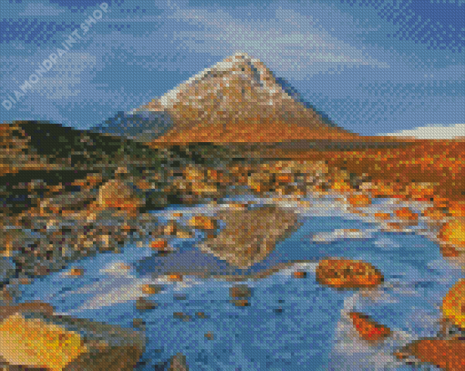 Buachaille Etive Mor Mountain Landscape Diamond Painting