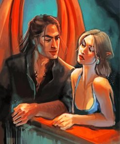 Cassian And Nesta Couple Diamond Painting