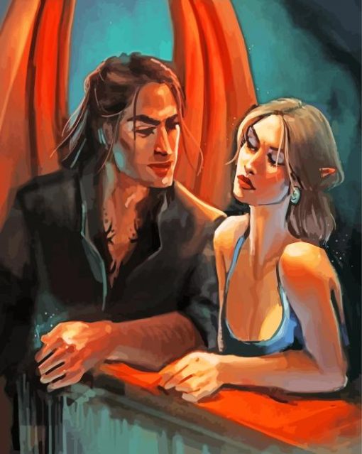 Cassian And Nesta Couple Diamond Painting