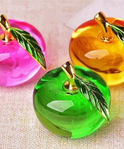 Colorful Glass Apples Diamond Painting