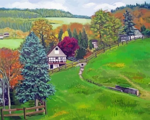 Cool Germany Countryside Diamond Painting