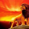 Disney Lion Sunset Diamond Painting