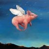 Flying Pig Art Diamond Painting