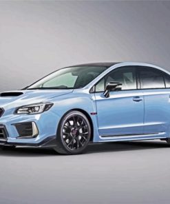 Grey Subaru Wrx Diamond Painting