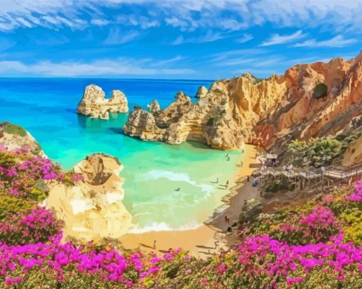 Algarve Beaches Diamond Painting