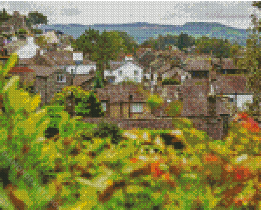 Ambleside Town Diamond Painting