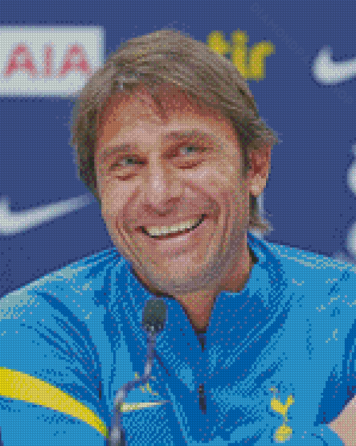 Antonio Conte Smiling Diamond Painting