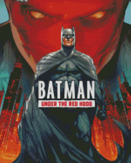 Batman And Red Hood Poster Diamond Painting