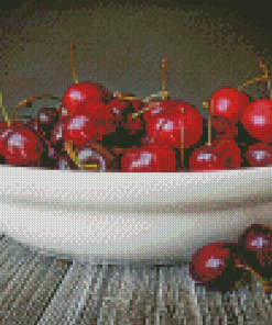 Bowl Of Cherries Diamond Painting