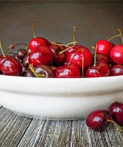 Bowl Of Cherries Diamond Painting