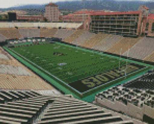 Colorado Buffaloes Stadium Diamond Painting