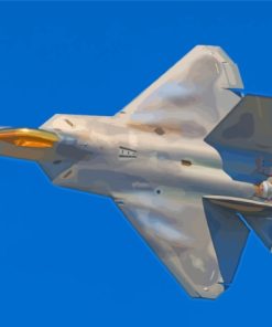 F 22 Aircraft Diamond Painting