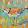 Jeanette Vertentes Abstract Bird Diamond Painting