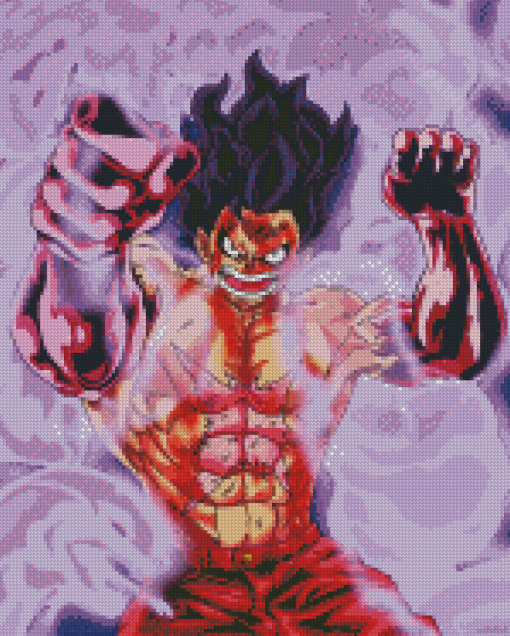 Luffy Gear 4 One Piece Diamond Painting