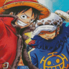 Luffy Law Diamond Painting