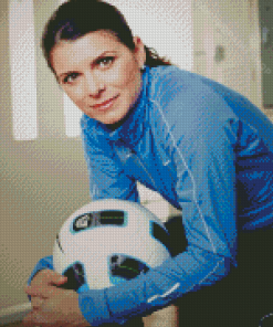 Mia Hamm Football Player Diamond Painting