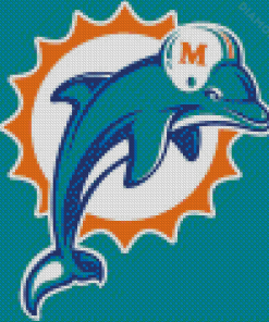 Miami Dolphin Diamond Painting