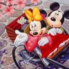 Mickey And Minnie In Japan Diamond Painting