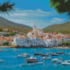 Spain Cadaques Port Diamond Painting