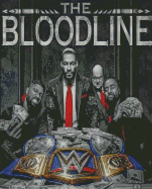 The Bloodline Monochrome Poster Diamond Painting