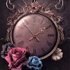 Clock And Flowers Diamond Painting