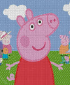 Cool George Pig Diamond Painting