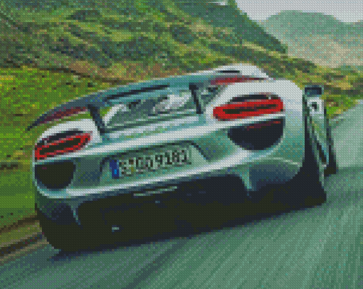 Cool Porsche 918 Diamond Painting