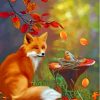 Fox And Bird Diamond Painting