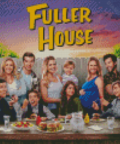 Fuller House Serie Poster Diamond Painting