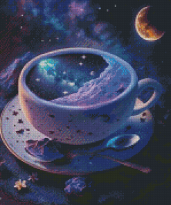 Galaxy Tea Diamond Painting