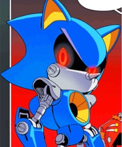 Aesthetic Metal Sonic Diamond Painting