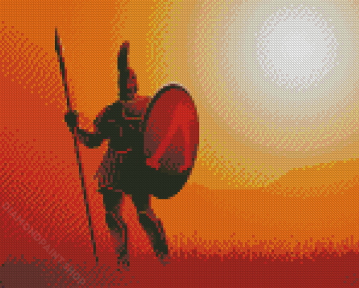 Ancient Warrior Diamond Painting