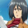 Attack On Titan Character Mikasa Ackerman Diamond Painting