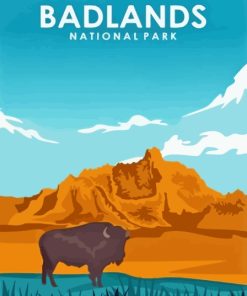 Badlands National Park SD Poster Diamond Painting