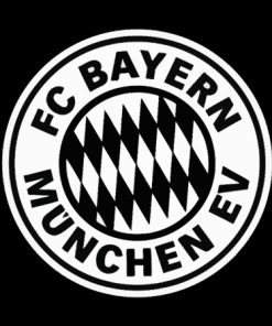 Black And White Bayern Munich Logo Diamond Painting