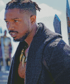 Black Panther Killmonger Diamond Painting