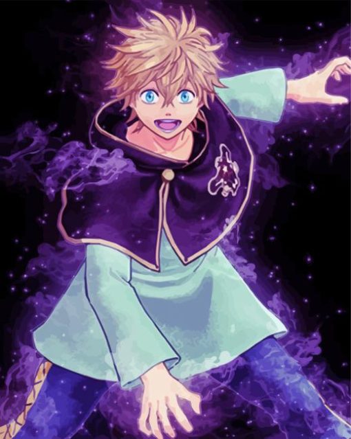 Black Clover Luck Anime Character Diamond Painting