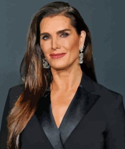 Classy Actress Brooke Shields Diamond Painting