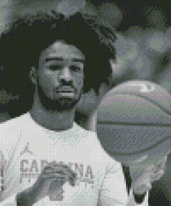 Coby White In Basketballer Black And White Diamond Painting