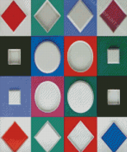 Composition Carrée Relief Vasarely Diamond Painting