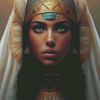 Egyptian Pharaonic Woman Diamond Painting