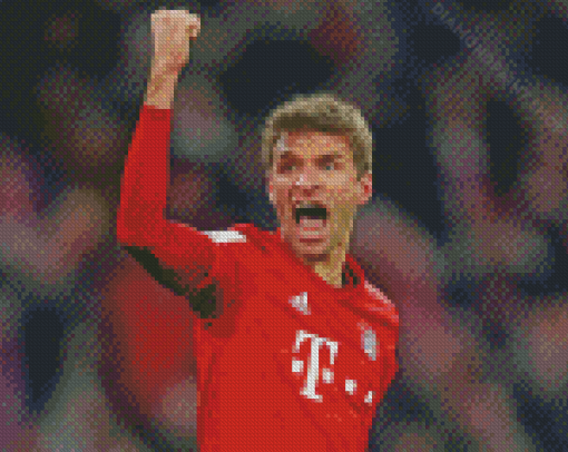 Footballer Thomas Muller Diamond Painting