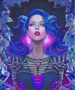 Goth Girl Diamond Painting