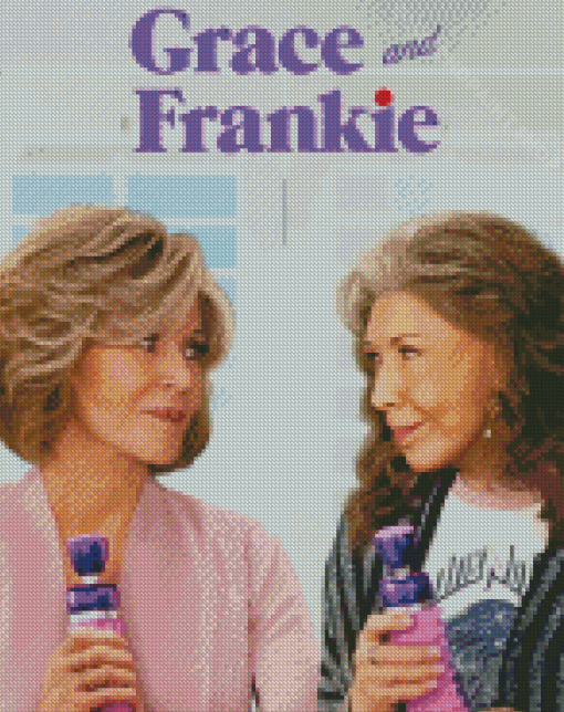 Grace And Frankie Serie Poster Diamond Painting