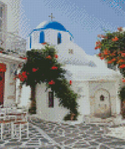 Greece Paros Diamond Painting