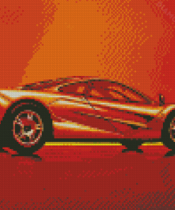 Illustration McLaren F1 Car Diamond Painting