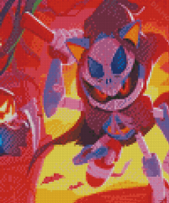 Metal Sonic Diamond Painting