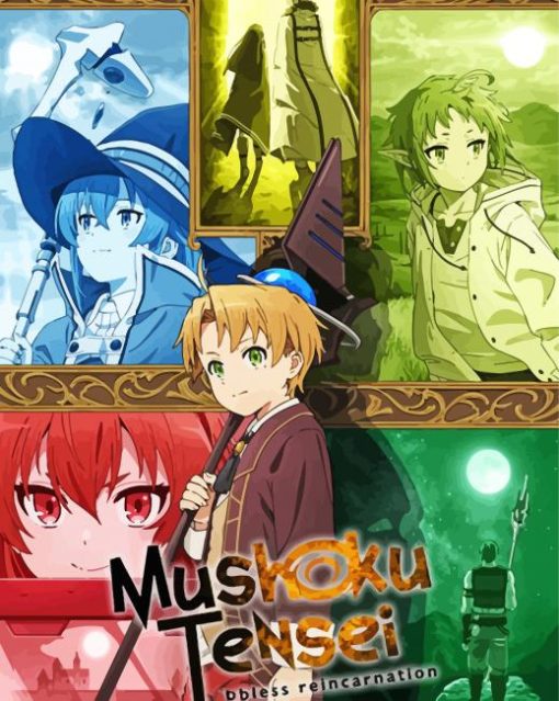 Mushoku Tensei Anime Poster Diamond Painting